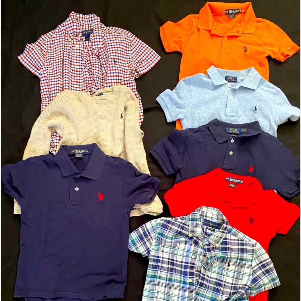 Bulk Ralph Lauren Boys Polo Size 7-8 all good condition gently used